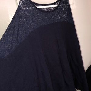 Navy blue top